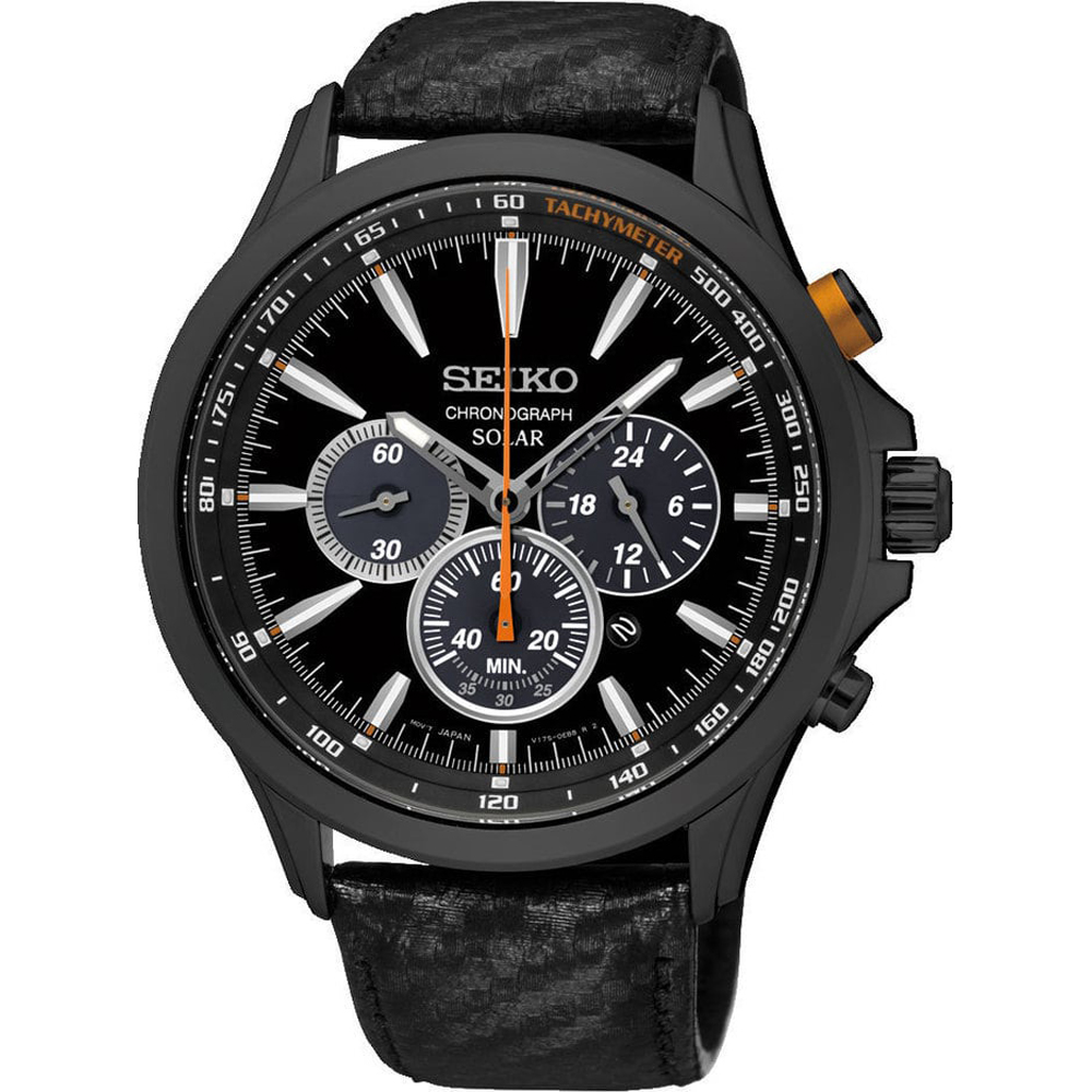 Seiko SSC499P1 Solar Chronograph Horloge