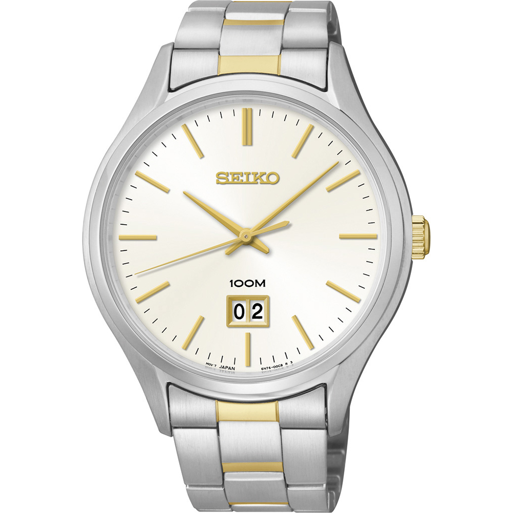 Seiko SUR025P1 Big Date horloge