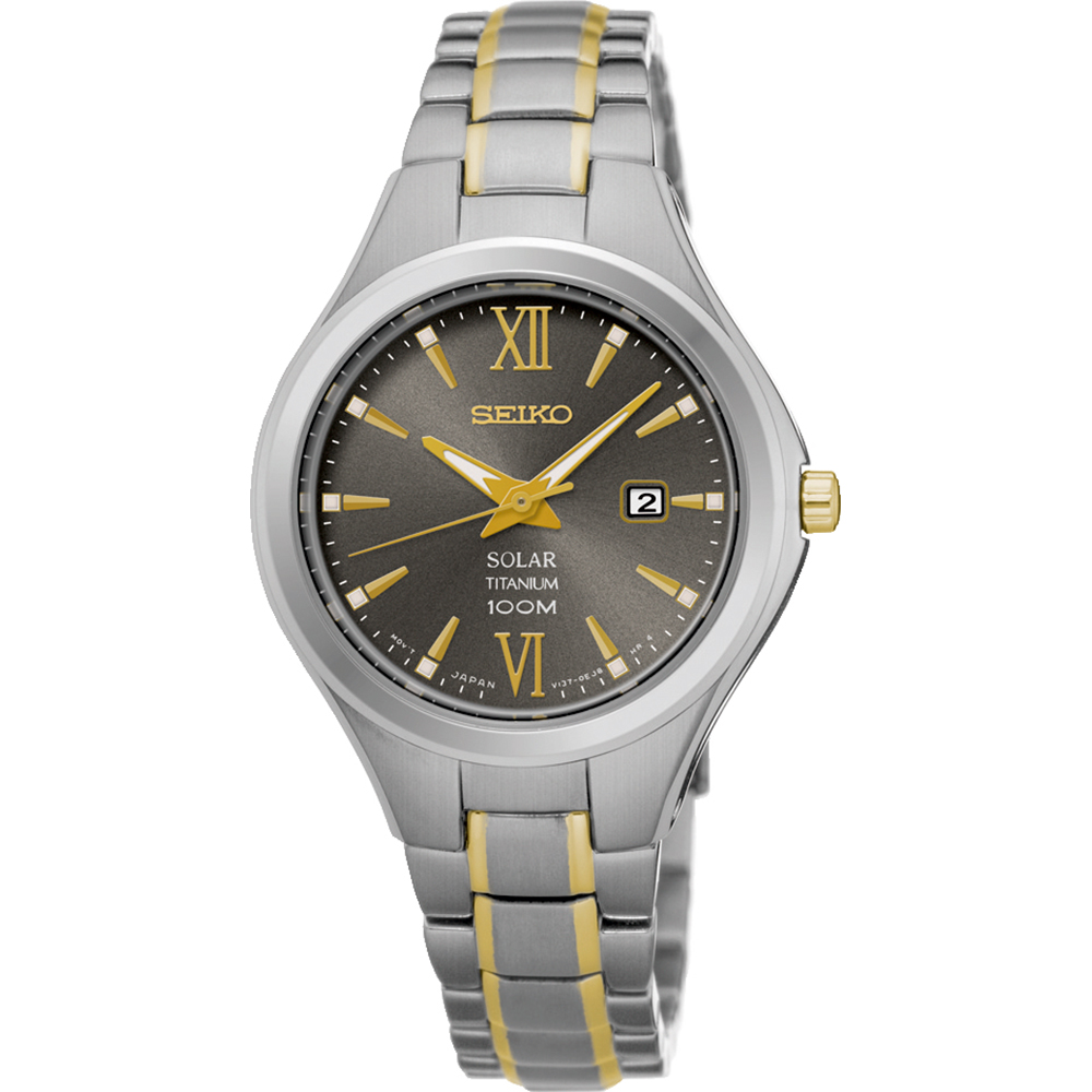 Seiko SUT275P1 Titanium Solar Ladies Horloge