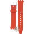 Swatch Plastic - Originals Medium (34mm) /Access/Solar/Musicall/Stop - G/SK/SL/SR/SS/SO28 AGE722 Red Away Horlogeband