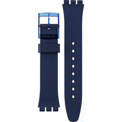 Swatch Plastic - Originals Medium (34mm) /Access/Solar/Musicall/Stop - G/SK/SL/SR/SS/SO28 AGN269 GN269 Sideral Blue Horlogeband
