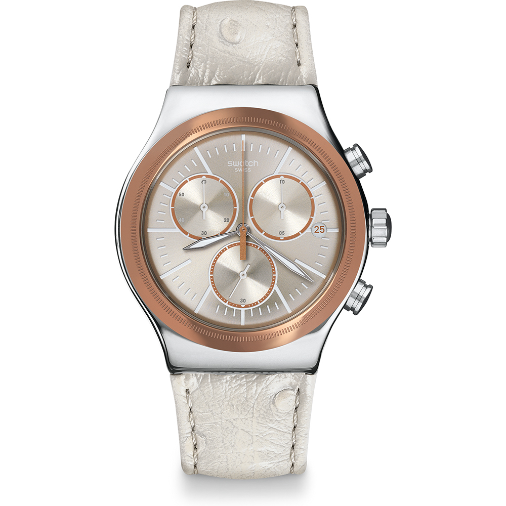 Swatch Irony - Chrono New YVS412 Albinostrich Horloge