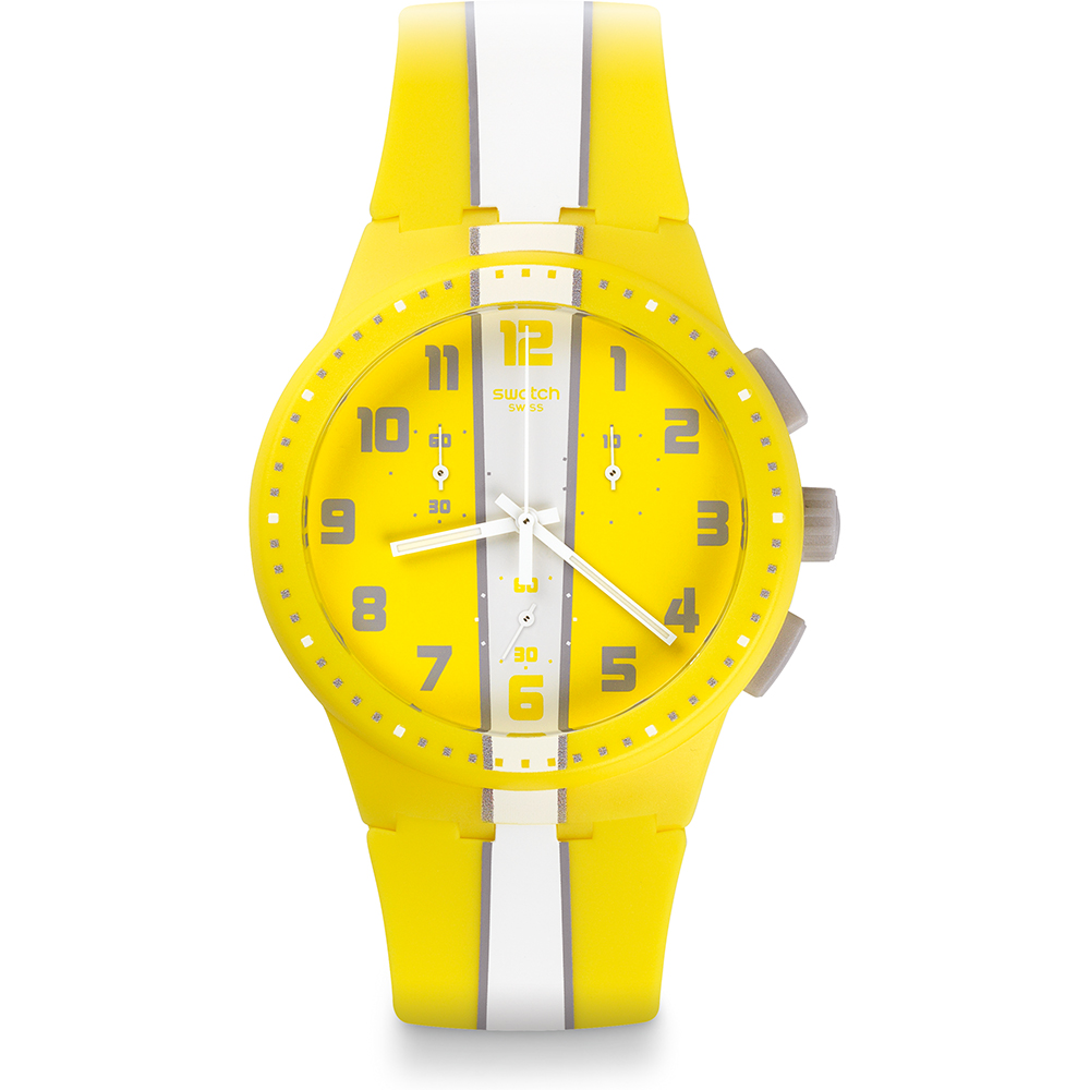 Swatch New Chrono Plastic SUSJ100 Amorgos Horloge