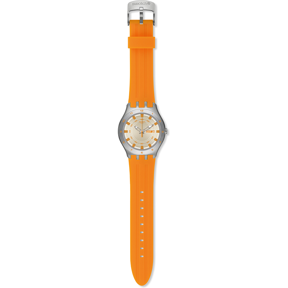 Swatch Watch New Irony Big Apricot Time YTS712