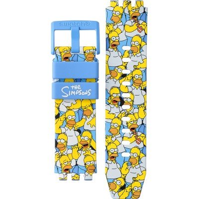 Swatch Plastic - BigBold - SB0/SO27 ASB05Z100 Best Dad Ever Horlogeband