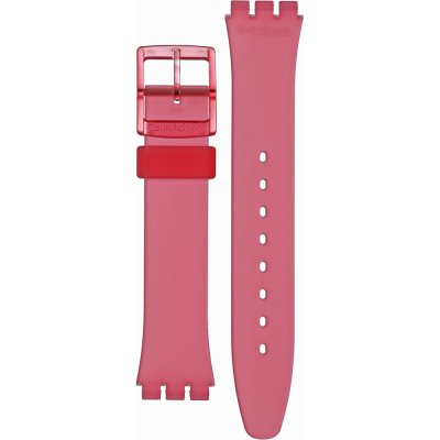 Swatch Plastic - Originals Medium (34mm) /Access/Solar/Musicall/Stop - G/SK/SL/SR/SS/SO28 ASO28P114 Wavelengths of coral Horlogeband