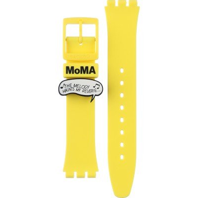 Swatch Plastic - Originals Medium (34mm) /Access/Solar/Musicall/Stop - G/SK/SL/SR/SS/SO28 ASO28Z117 Reverie by Roy Lichtenstein Horlogeband