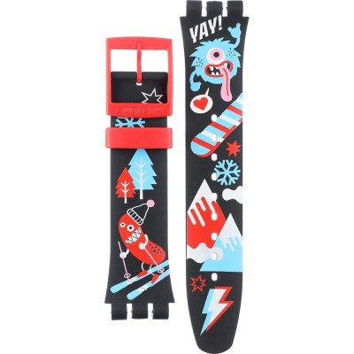 Swatch Plastic - Originals Large (41mm) SUO/SO29/SO32 ASO29R105 Time Together Horlogeband