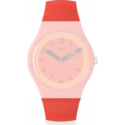 Swatch ASO29R705 Proudly Red Horlogeband