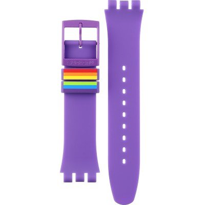 Swatch Plastic - Originals Large (41mm) SUO/SO29/SO32 ASO29V700 Proudly Violet Horlogeband