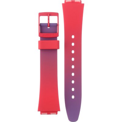 Swatch Plastic - What If - Square - SO34 ASO34R700 Squarely Berry Horlogeband