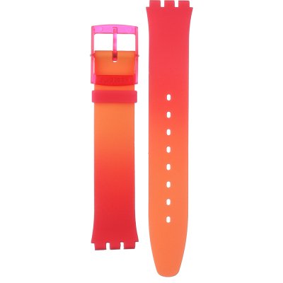 Swatch Plastic - Skin Small 33.7mm - SF/SI/SS08/SS09 ASS08P111 SS08P111 Minty Mango Dream Horlogeband