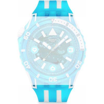 Swatch ASSCU09S100 Blue Fire Horlogeband