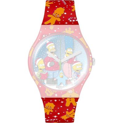 Swatch ASUOZ361 Wondrous Winter Wonderland Horlogeband