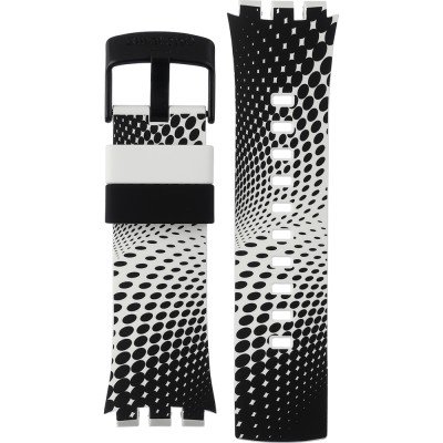 Swatch Plastic - Touch Digi SU/SV ASURW116 SURW116 Psychotouch Horlogeband