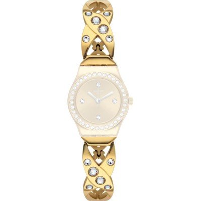 Swatch AYSG164G Goldy hug Horlogeband