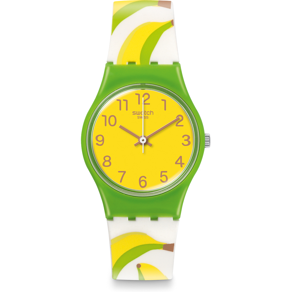 Swatch Standard Ladies LG127 Banana Shake Horloge