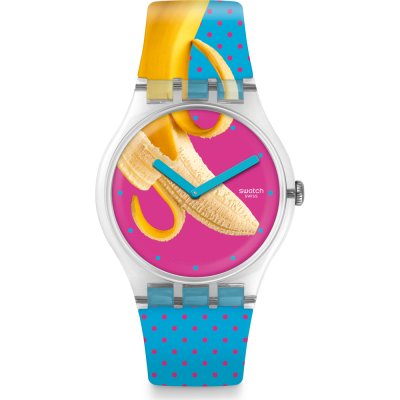 Swatch Originals Large (41mm) SUOK140 Banana Slip Horloge