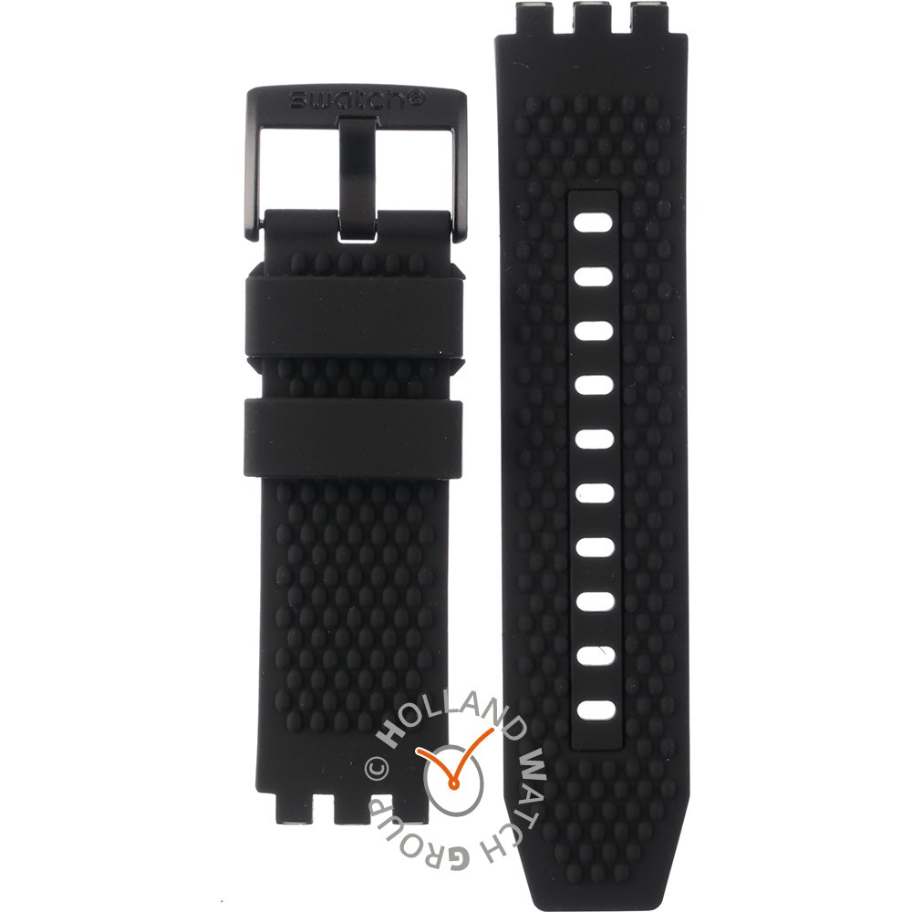 Swatch bandjes ASO27B100 BBBLACK • Officieel merkdealer • Horloge.nl