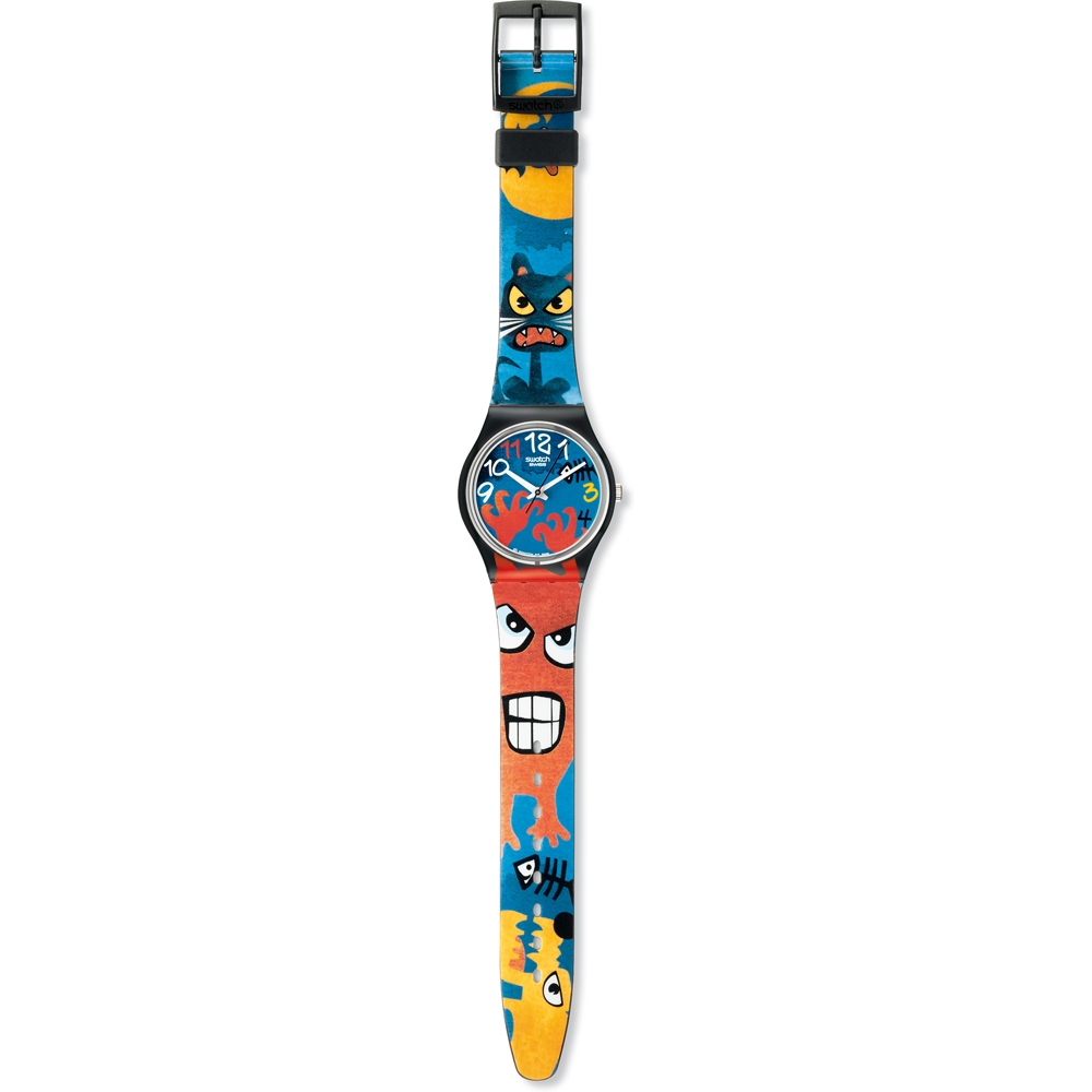 Swatch Standard Gents GB230 Bizar World Horloge