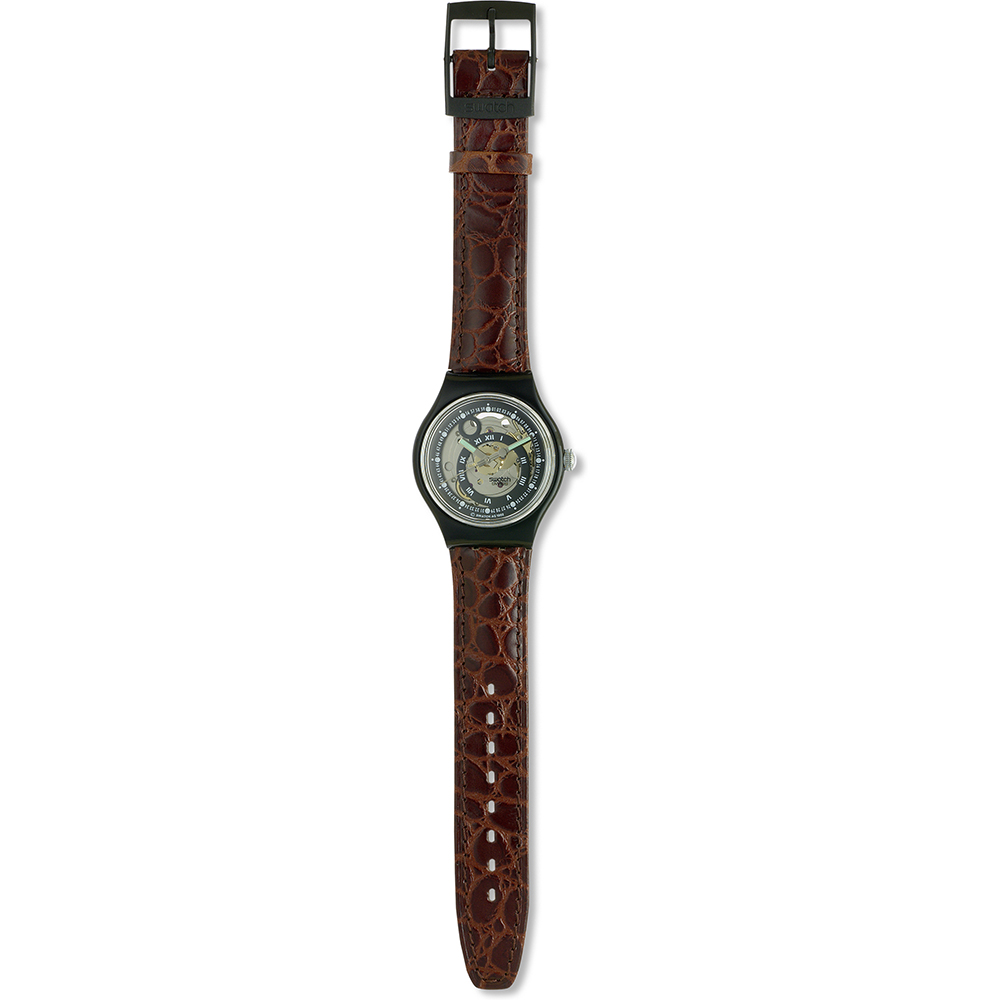 Swatch Automatic SAB102 Black Circles Horloge