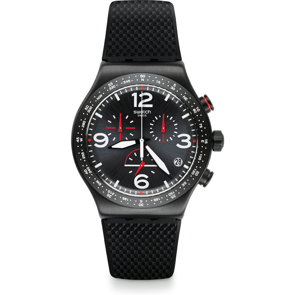Swatch Irony - Chrono New YVB403 Black Is Back Horloge