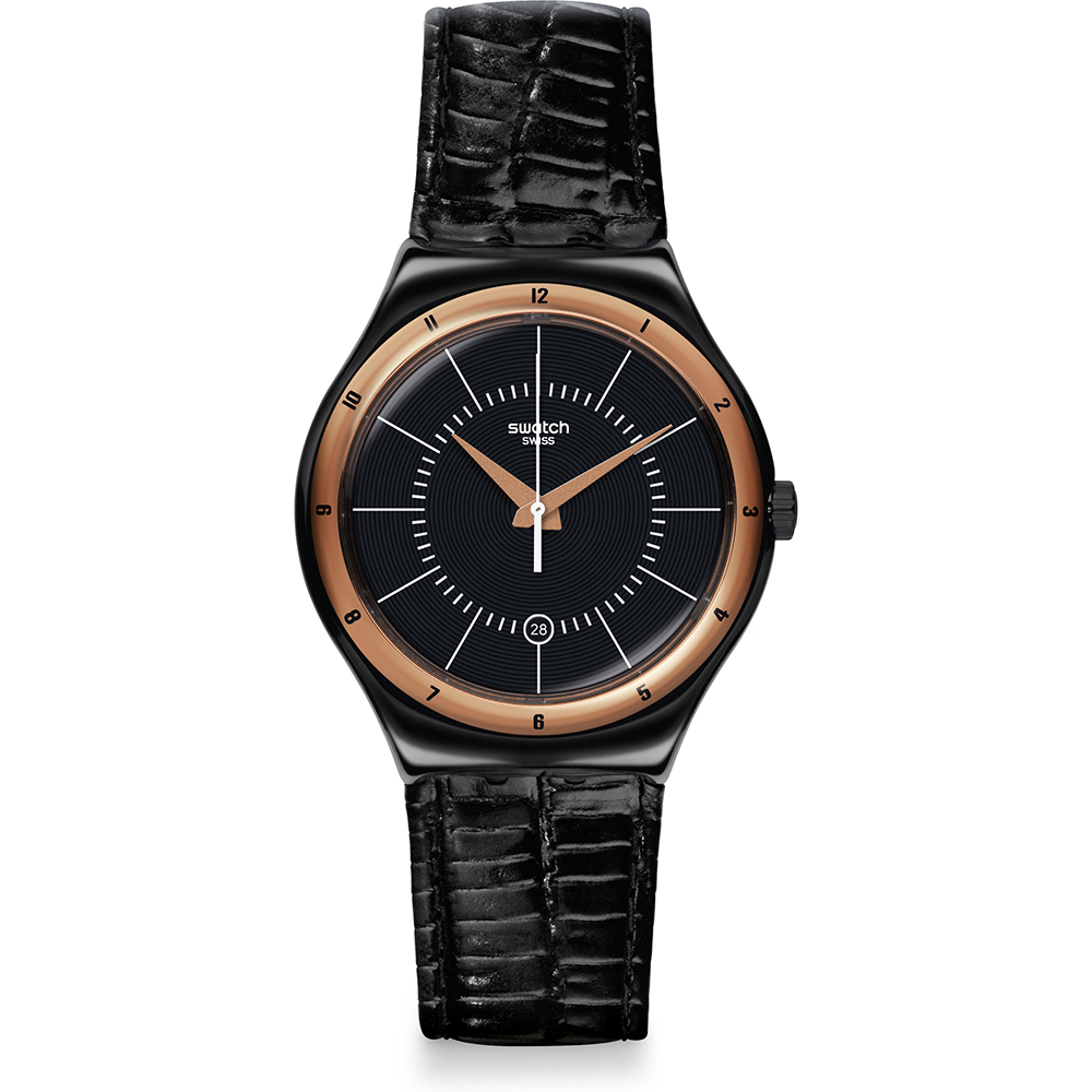 Swatch New Irony Big Classic YWB403 Black Nachtigall Horloge