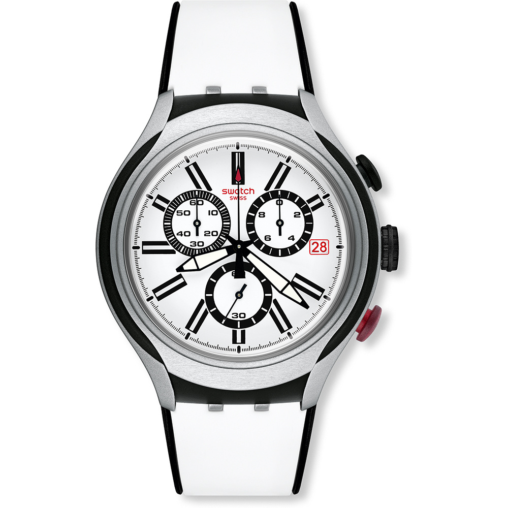Swatch XLite Chrono YYS4005 Black Wheel Horloge