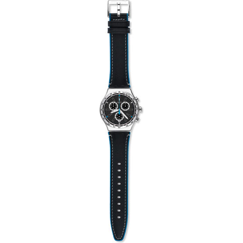 Swatch Irony - Chrono New YVS442 Blue Details Horloge