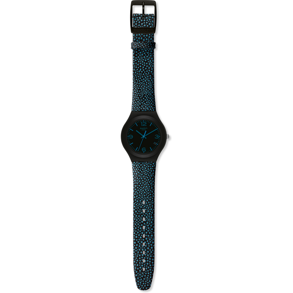 Swatch Big YGB4006 Blue Drops Horloge