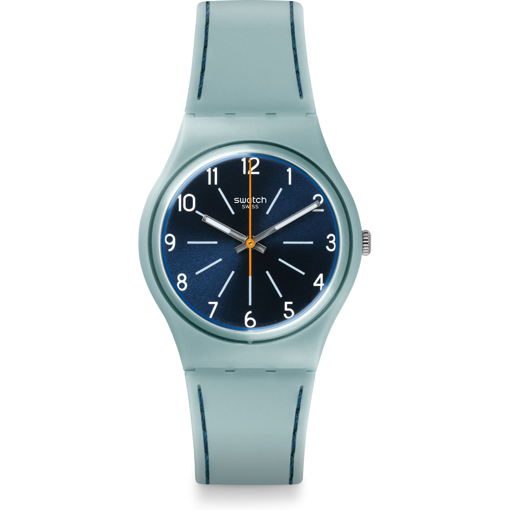 Swatch Standard Gents GM184 Blue Stitches Horloge