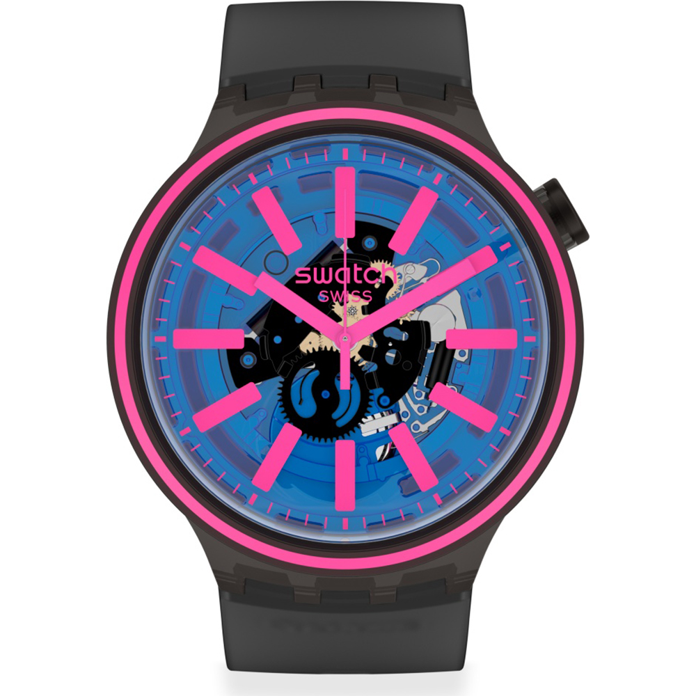 Swatch Big Bold SO27B111 Blue Taste Horloge