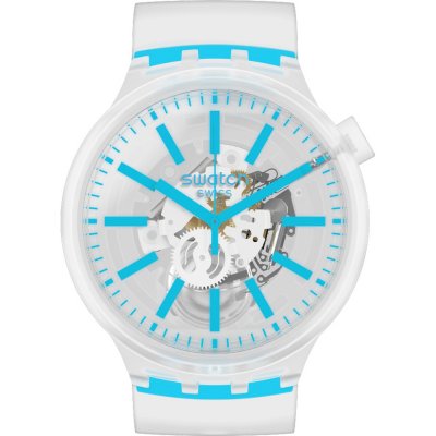 Swatch Big Bold SO27E105 BlueInJelly Horloge