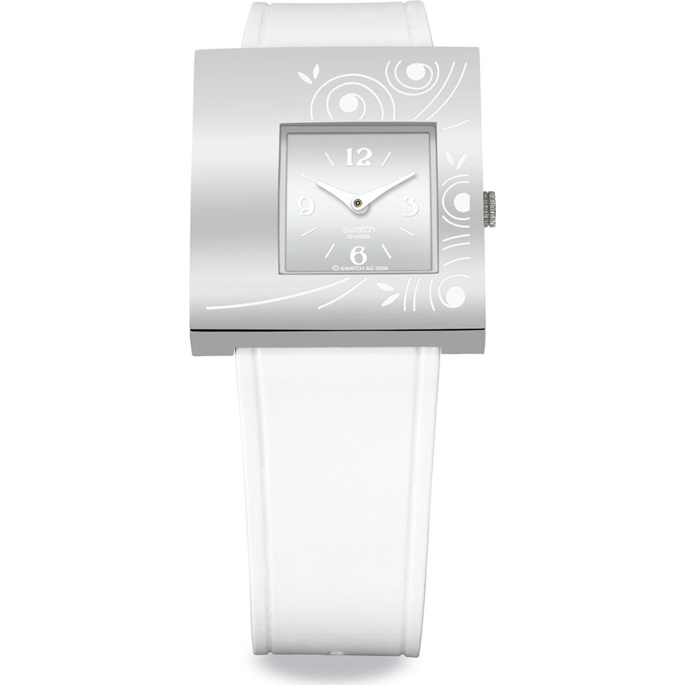 Swatch Lady Square YUS124 Bright-Act Horloge