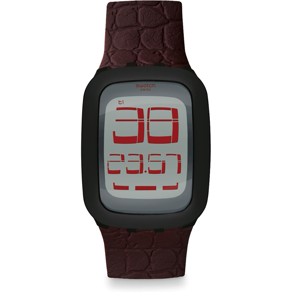 Swatch Touch SURB113 Brown Tip Horloge