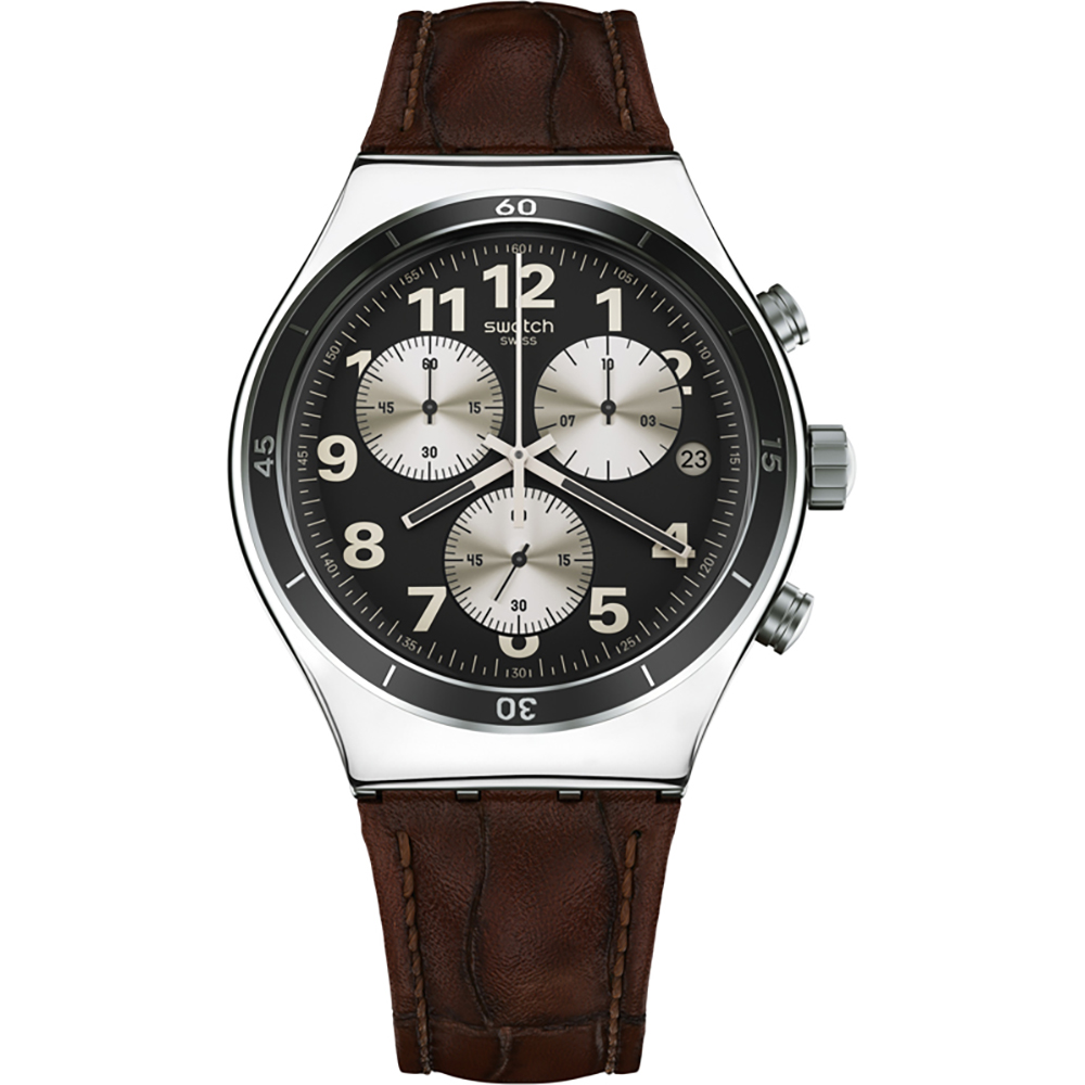 Swatch Irony - Chrono New YVS400 Browned Horloge