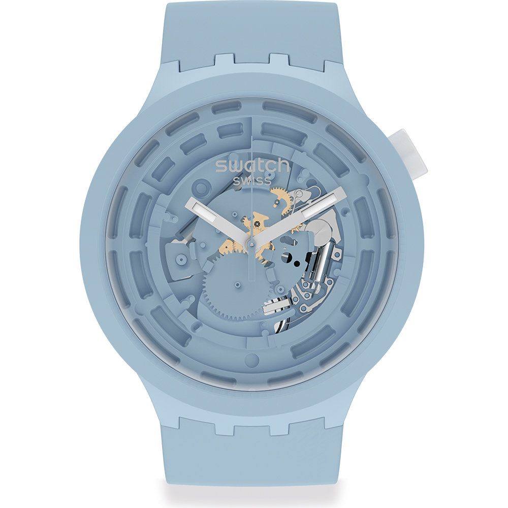 Swatch Big Bold SB03N100 C-Blue Horloge