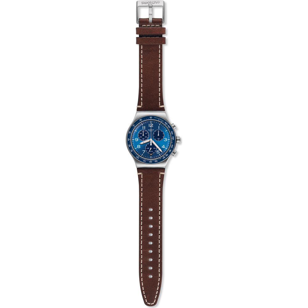 Swatch Irony - Chrono New YVS466 CASUAL BLUE Horloge