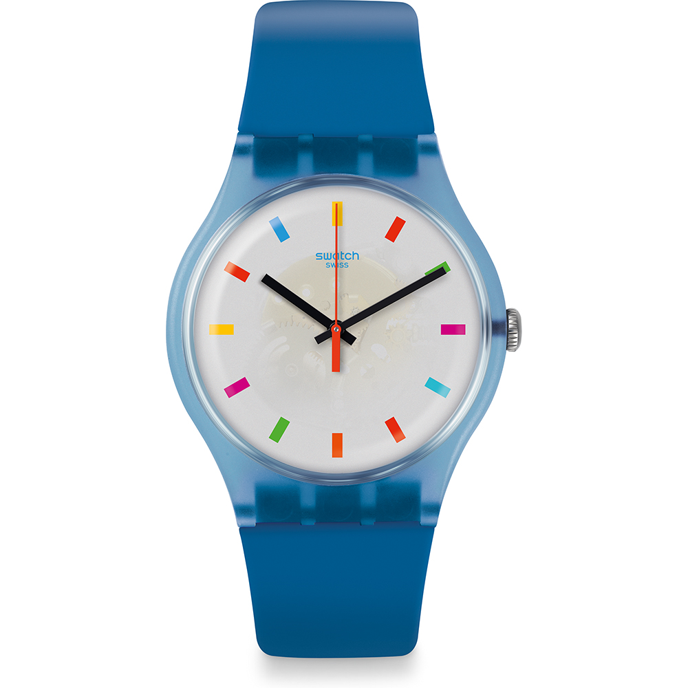 Swatch NewGent SUON125 Color Square Horloge
