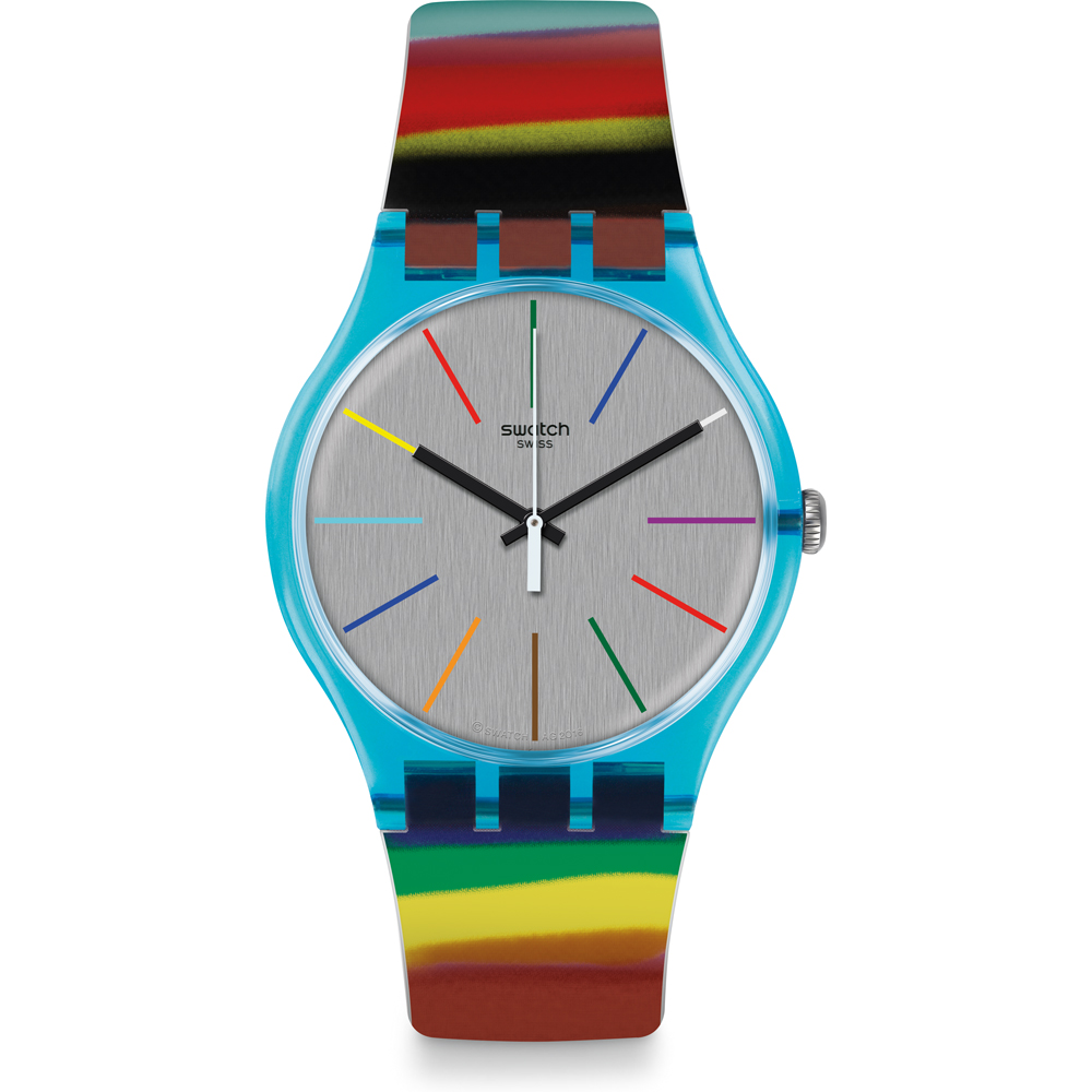 Swatch NewGent SUOS106 Colorbrush Horloge