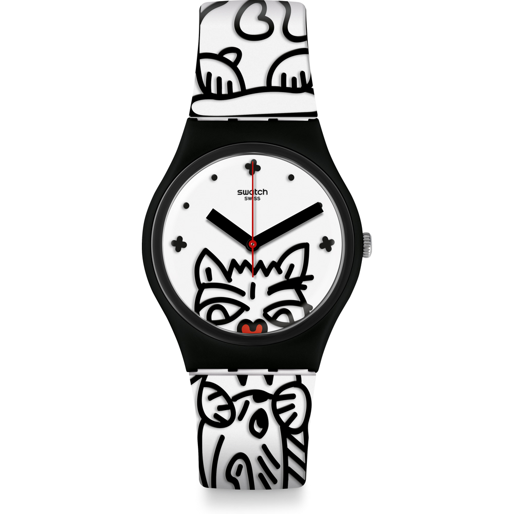 Swatch Standard Gents GB322 Comicat Horloge