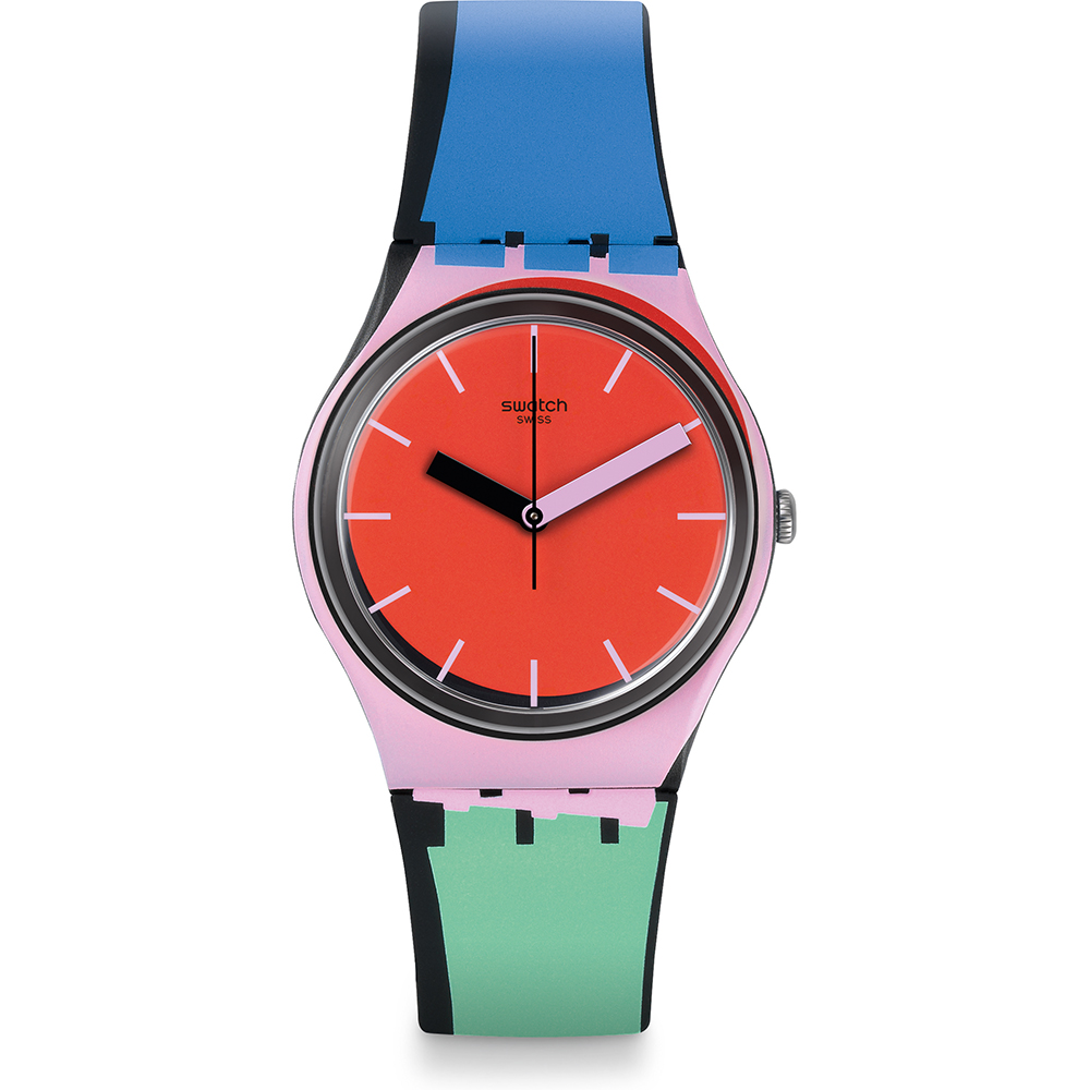 Swatch Standard Gents GB286 À Coté Horloge