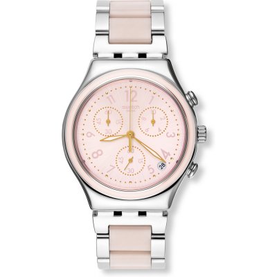 Swatch Irony Chrono YCS588G Dreamnight Rose Horloge