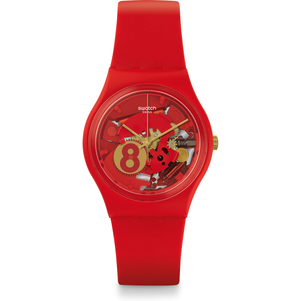 Swatch Standard Gents GR166 Eight For Luck Horloge