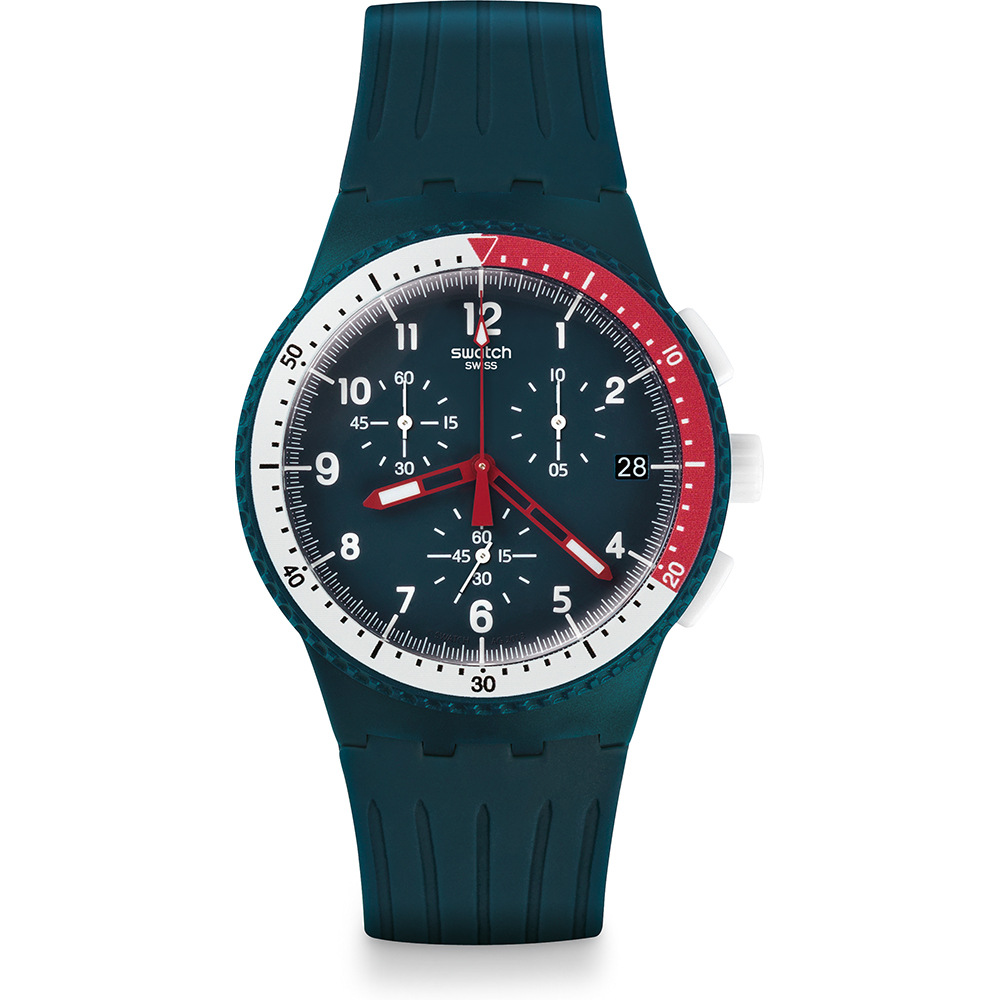 Swatch New Chrono Plastic SUSN405 El Comandante Horloge