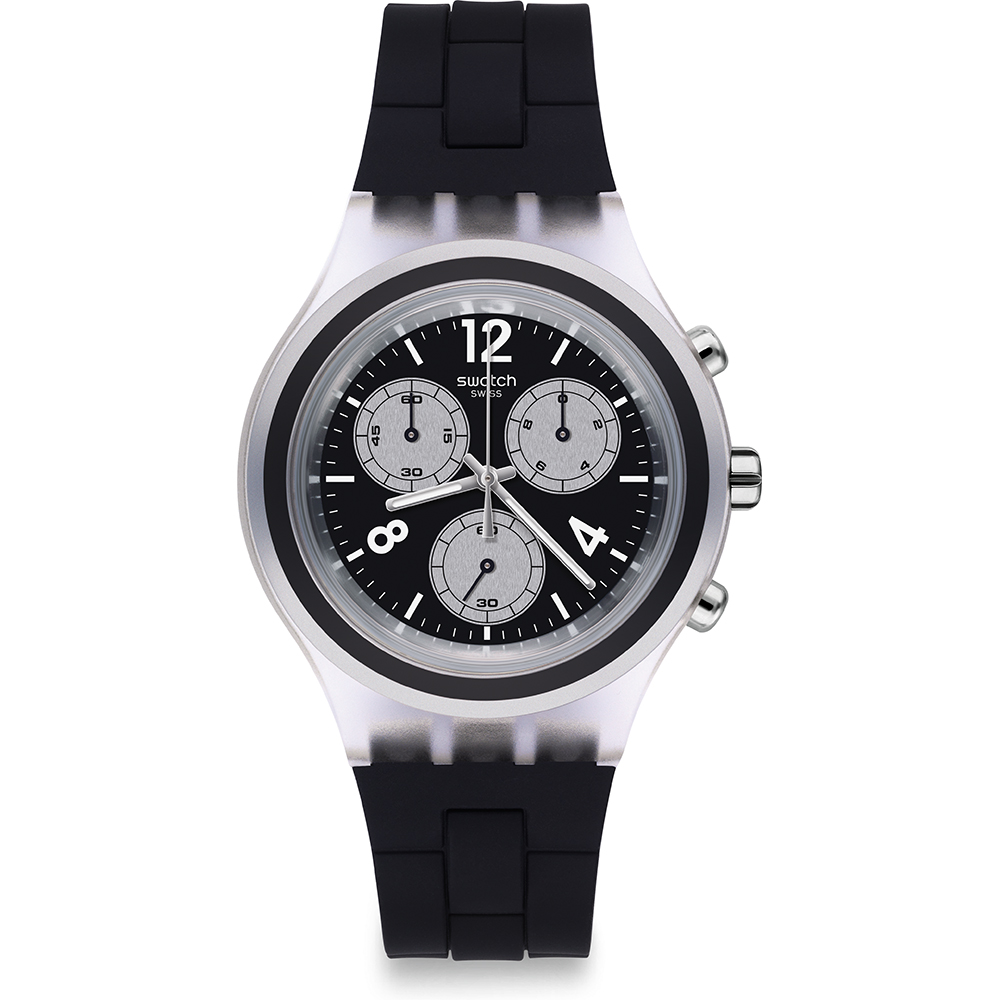 Swatch Chrono SVCK1004 Eleblack Horloge