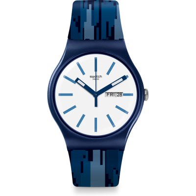Swatch Originals Large (41mm) SUON712 Fiammablu Horloge