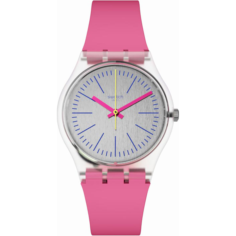 Swatch Standard Gents GE256 Fluo Pinky Horloge
