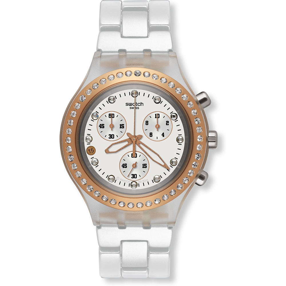 Swatch Chrono SVCK4067AG Full-Blooded Rose Gold Horloge