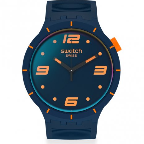 Swatch Big Bold SO27N110 Futuristic Blue horloge